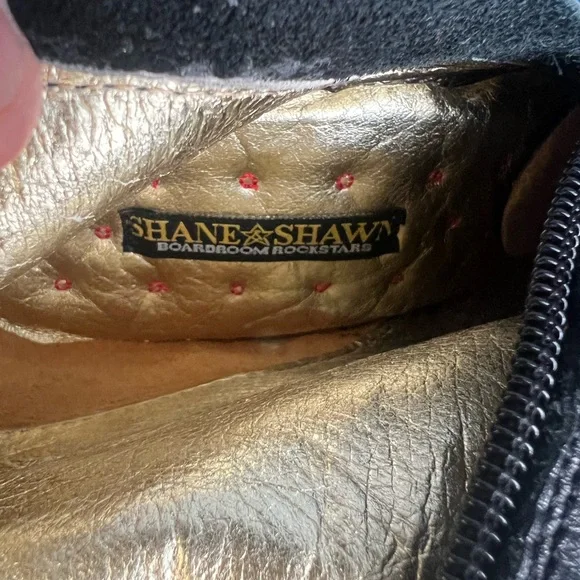 Shane & Shawn Boardroom Rockstars biker heeled black boots size 8 - Picture 9 of 11